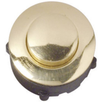 Heidemann 70095 Belknop 1 voudig Goud 24 V/1 A