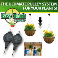 Height Adjust Easy Reach Plant Pulley Convenient Tools