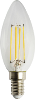 Heitronic 15023 LED lamp Energielabel F (A   G) E14 Kaars 4 W = 38 W Warmwit (Ø x l) 56 mm x 125 mm Niet dimbaar 1 stuk(s)
