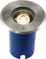 Heitronic Potsdam 36850 Vloerinbouwlamp GU10 LED 7 W Zilver