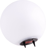 Heitronic 35420 Boule Decoratieve lamp op zonne energie Bol LED LED vast ingebouwd 0.2 W Wit