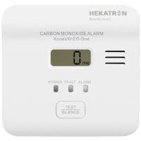Hekatron KonexXt CO One Koolmonoxidemelder Incl. Batterij (10 jaar) werkt op batterijen Detectie van Koolmonoxide