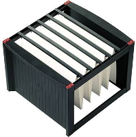 Helit Hangmappendoos H6110092 Zwart, Rood 1 stuks