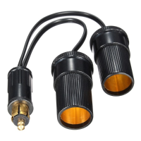 Hella Plug To Twin Cig Cigar Socket Cigarette Lighter Adaptor Adapter Converter