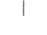 Hss Dubbele Boor 3 Mm Heller 21408 7 Gezamenlijke Lengte 46 Mm Cilinderschacht 10 Stuks