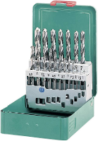 Heller Tools 21962 4 HSS Metaal spiraalboorset 19 delig Kobalt DIN 338 Cilinderschacht 1 set(s)