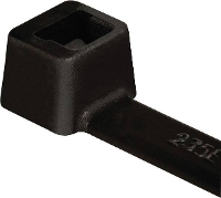 HellermannTyton 111 01950 T18R HS BK C1 Kabelbinder 100 mm 2.50 Mm Zwart Weerstabiel 100 stuk(s)