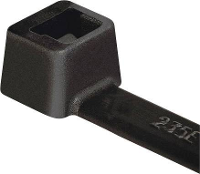 HellermannTyton 111 02358 T18I PA66HS BK Kabelbinder 145 mm 2.50 Mm Zwart Hittegestabiliseerd 100 stuk(s)