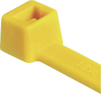 HellermannTyton 111 03006 T30R PA66 YE Kabelbinder 150 mm 3.50 Mm Geel Weerstabiel 100 stuk(s)