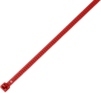 HellermannTyton 115 00003 LR55R PA66 RD Q1 Kabelbinder 196 mm 4.80 Mm Rood Hersluitbaar, Hittegestabiliseerd 25 stuk(s)
