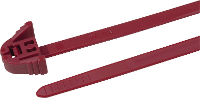 HellermannTyton 115 00043 REZ300 PA66 RD Kabelbinder Rood 100 stuk(s)