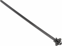 HellermannTyton 126 00099 T50SOSKSFT5S E Kabelbinder 160 mm 4.60 Mm Zwart Met spreidanker en plaat 1 stuk(s)