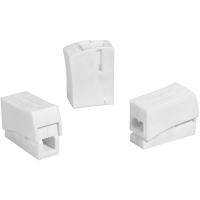 HellermannTyton 148 90023 HECL 2/1 PA66 WH Lampklem Flexibel: 0.5  Massief: 0.75  Aantal polen: 3 1 stuk(s) Wit
