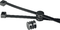 HellermannTyton 156 00276 T50RCOUPLER Kabelbinder 200 mm 4.60 Mm Zwart 1 stuk(s)