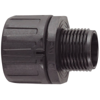 HellermannTyton 166 21011 HG13 S PG9 Slangbevestiging Zwart PG9 9.80 Mm Recht 1 stuk(s)