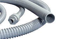 HellermannTyton 166 40001 PSR12 Beschermslang (ribbelslang) Grijs 10 mm per meter