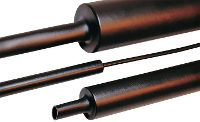 HellermannTyton 323 20190 Krimpkous met lijm Zwart 19 mm 6 mm Krimpverhouding:4:1 1 m