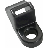 HellermannTyton CL8 W BK C1 Bevestigingssokkel Schroefbaar 151 02259 UV stabiel, Weerbestendig Zwart 1 stuk(s)