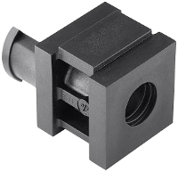 HellermannTyton VP S_10 11_Ins sgl PL BK (20) Enkele doorvoertule Halogeenvrij Kunststof Zwart 20 stuk(s)