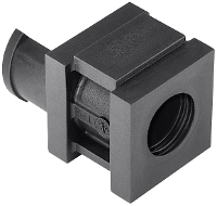 HellermannTyton VP S_12 13_Ins sgl PL BK (20) Enkele doorvoertule Halogeenvrij Kunststof Zwart 20 stuk(s)