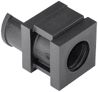 HellermannTyton VP S_13 14_Ins sgl PL BK (20) Enkele doorvoertule Halogeenvrij Kunststof Zwart 20 stuk(s)