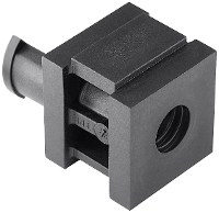 HellermannTyton VP S_9 10_Ins sgl PL BK (20) Enkele doorvoertule Halogeenvrij Kunststof Zwart 20 stuk(s)