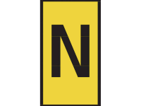 HellermannTyton WIC0 N PA66 YE (1000) Markeerclip 561 00144