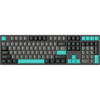 HelloGanss HS108T Obsidian toetsenbord RGB leds, PBT Doubleshot keycaps, hot swap, 2,4 GHz / Bluetooth / USB C