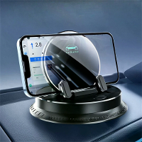 HELLOLEIBOO Draagbare Slimme Draadloze Oplaad Dashboard Telefoonhouder 360 Graden Rotatie Auto Lock Stand Universeel