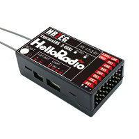 HelloRadioSky HR7EG 2.4GHz ELRS 8CH Dual Antenna PWM ontvanger voor RC vliegtuig,auto,boot,tankmodellen