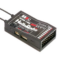 HelloRadioSky HR8C 2.4GHz 9CH CC2500 D8/D16/SFHSS PWM Mini Receiver voor RC Vliegtuig FPV Racer Drone RC Auto Boot