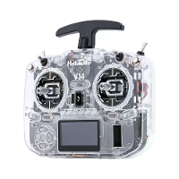 HelloradioSky V14 MAX/MAX R9 2.4GHz Transparant Ingebouwd 1000mW ELRS/4IN1 CNC Metaal RDC90 Gimbal Open Source EdgeTX Ra