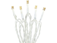 Hellum 524253 Mini lichtketting Binnen werkt op het lichtnet LED Warm wit Verlichte lengte: 5.88 M