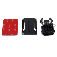 Helmet Curved Surface+mount+3m Vhb Sticker For Sjcam Sj4000 Sj5000 M10 Sj5000x X1000 Gopro