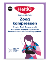 HeltiQ Zoogkompressen Zwart
