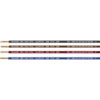 HELU 64171 Enkele ader H07V2 K 1 x 6 mm² Zwart per meter