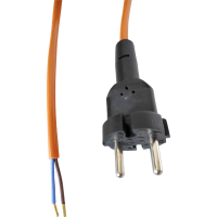 HELU 84664 1 Stroom Netkabel Oranje 3 m