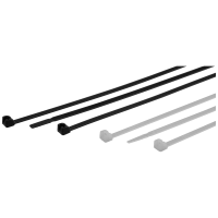 HELU 907031 1000 T SKU 4 101 Kabelbinder met stalen tong 360 mm 4.5 Mm Zwart Met metalen tong 1000 stuk(s)
