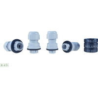 HELU 908369 25 M32 Polyamide Grijs wit (RAL 7035) 1 stuk(s)
