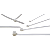 HELU 91079 1000 TY28M Kabelbinder 361 mm 4.80 Mm Wit, Transparant Met metalen tong 1000 stuk(s)