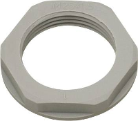 HELU 94254 KMK PA MB PG Contramoer Met band PG16 Polyamide Zilver grijs (RAL 7001) 1 stuk(s)