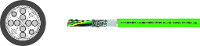 Helukabel TOPGEBER 512 Encoderkabel 8 x 0.18 Mm² Groen 700654 100 m