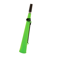 Feest / Party blaas toeters   set 1x stuks   neon groen   37 cm   feestartikelen verjaardag