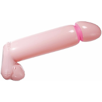 Opblaasbare grote penis   90 cm   vrijgezellenfeest fun artikelen