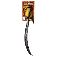 Piraten speelgoed verkleed zwaard   zwart/goud   67 cm   Verkleedkleding accessoires