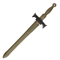 Speelgoed ridder verkleed zwaard zilver grijs 66 cm