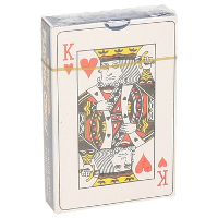 Speelkaarten   geplastificeerd   blauw   kaartspellen pesten/pokeren   spelletjes
