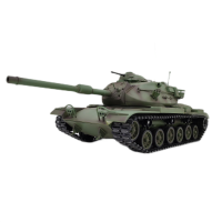 CoolBank Model US M60A3 1/16 2.4G RC Tank Battle met Verlichting Roken Geluid Schieten Ballen Terreinwagens Speelgoed