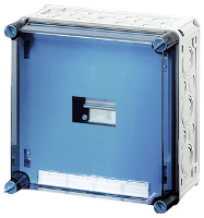 Hensel 2000026 Mi 1281 Kleine verdeelkast Opbouw (op muur) Aantal groepen: 6 Aantal rijen: 1 Inhoud: 1 stuk(s)