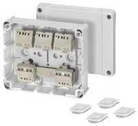 Hensel 60000765 Verdeeldoos Halogeenvrij, Verzegelbaar (l x b) 139 mm x 119 mm 1 stuk(s)